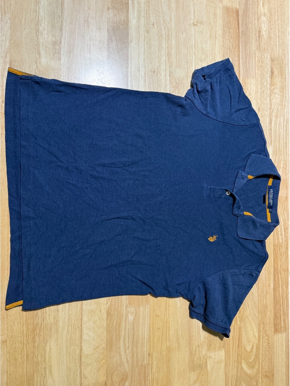U.S. Polo Assn. Men’s Medium Navy Luxury Feel Polo Shirt